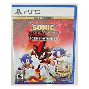 Sonic x Shadow Generations PlayStation 5-DAY ONE EDITION‎ BRAND NEW & SEALED